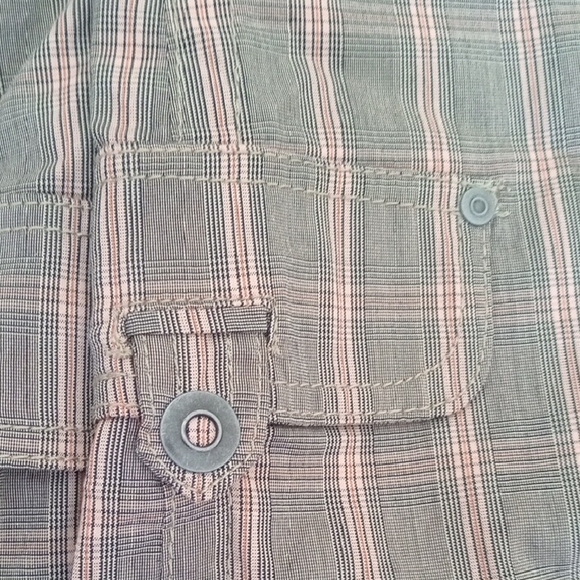 Addition Elle Grey/Brown Plaid Skort - Picture 4 of 7